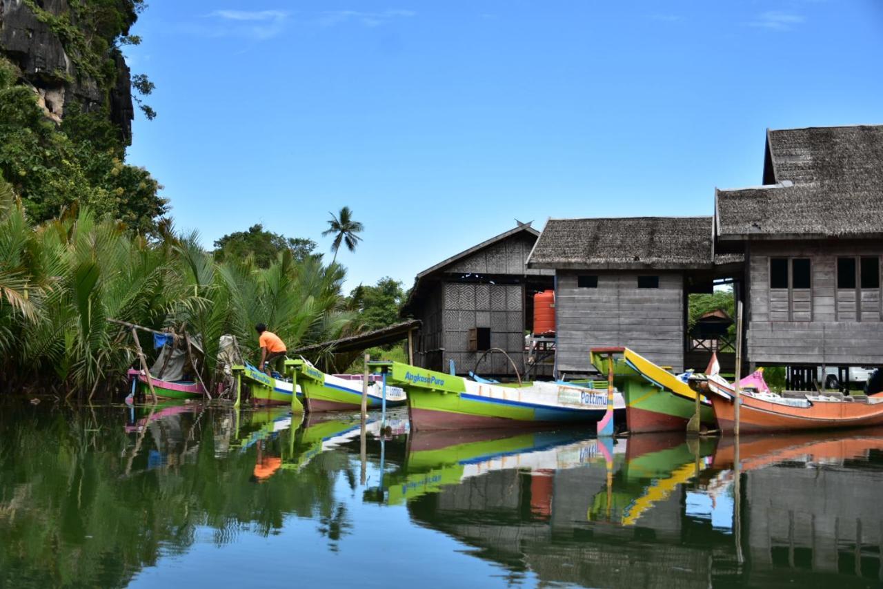 Kampoeng Karst Rammang Rammang Guest House Kasijala Екстериор снимка