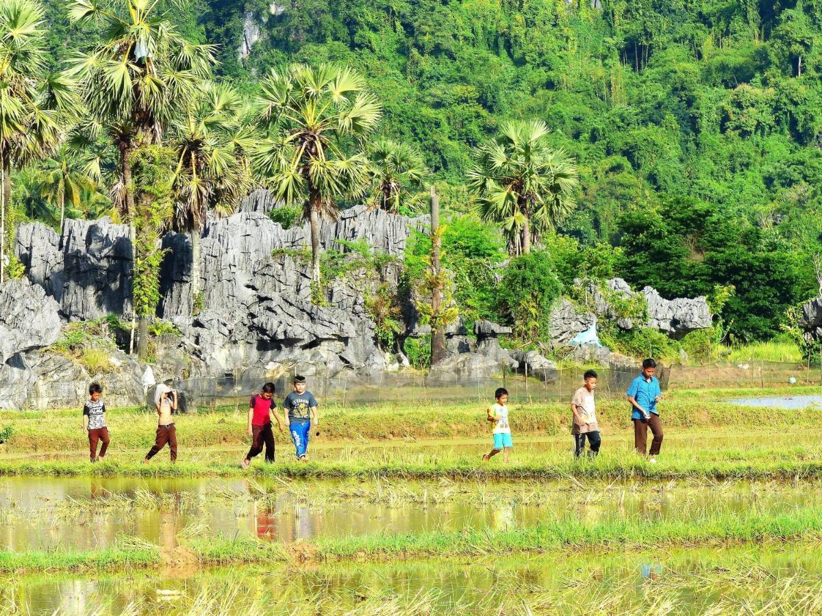 Kampoeng Karst Rammang Rammang Guest House Kasijala Екстериор снимка